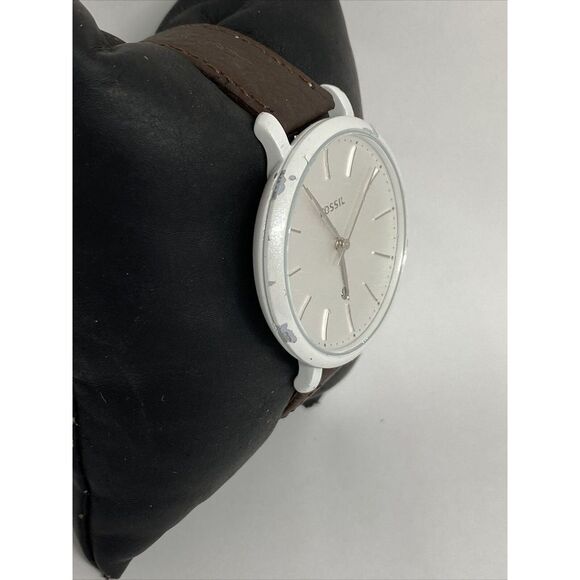 Fossil Jacqueline ES4397 Women's Brown Leather Analog Dial Quartz Watch UC118 - Picture 5 of 12